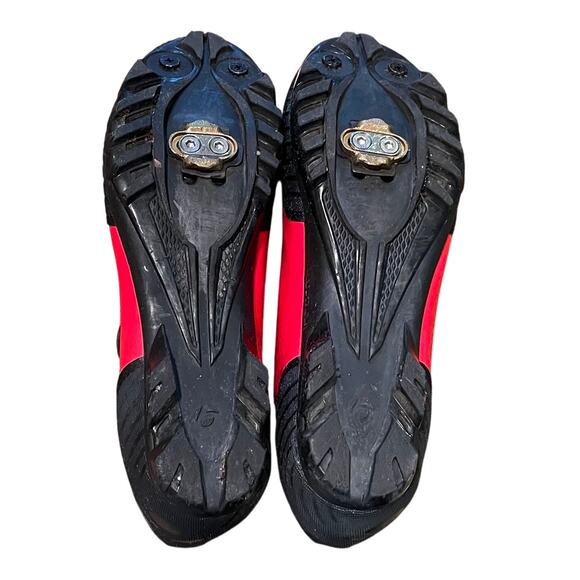 Bontrager Men's Red and Black Cycling Shoes, Size US 8 - Picture 5 of 8